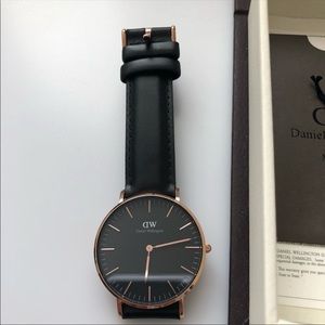 Daniel Wellington Black and gold 40 MM watch